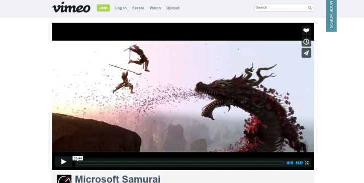 Vimeo - Microsoft Samurai
