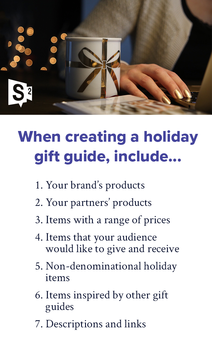 Tips to Create a Holiday Gift Guide